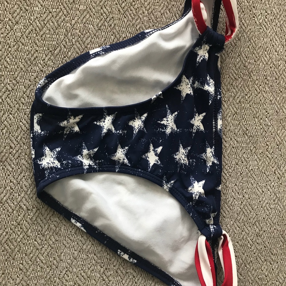 Xhiliration bikini bottoms sz S USA red white